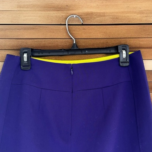 Loft Size 6 Women's Purple Lined Above-Knee Pencil Skirt Back Zip. #Workwear - Picture 4 of 4